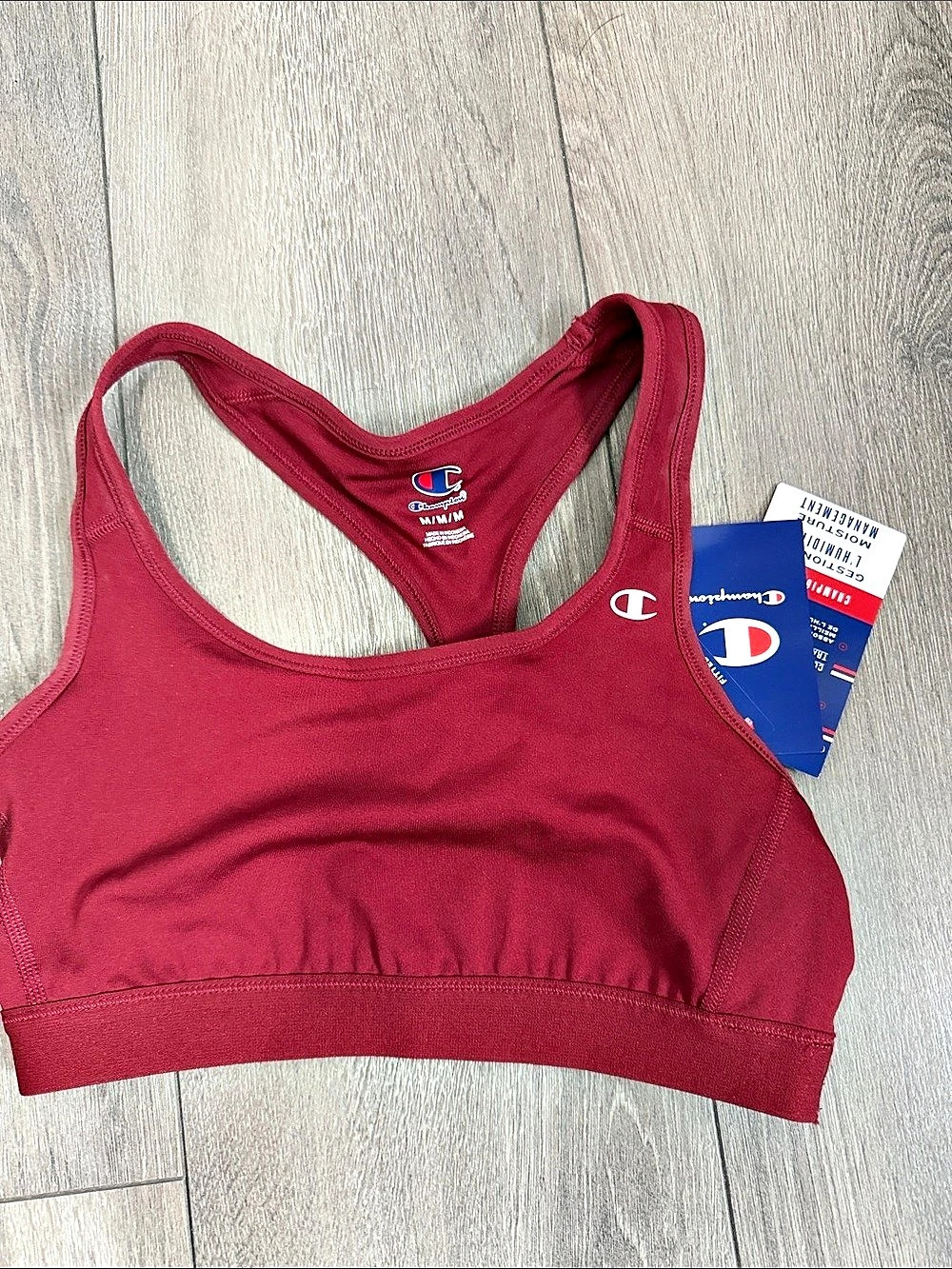 Champion Absolute Racerback Sports Bra Red Medium